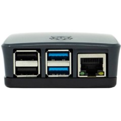 Raspberry Pi Case Black/Grey - Durable, Stylish & Perfect Fit for Your Device | 0644824914923